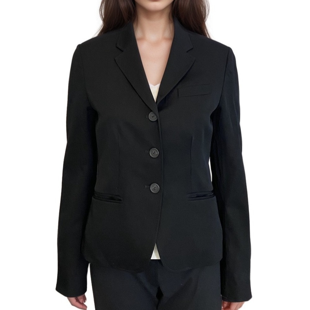 2/$30 J. Crew Blazer Women Sz S Petite Black Office Work Business *SEE NOTES*